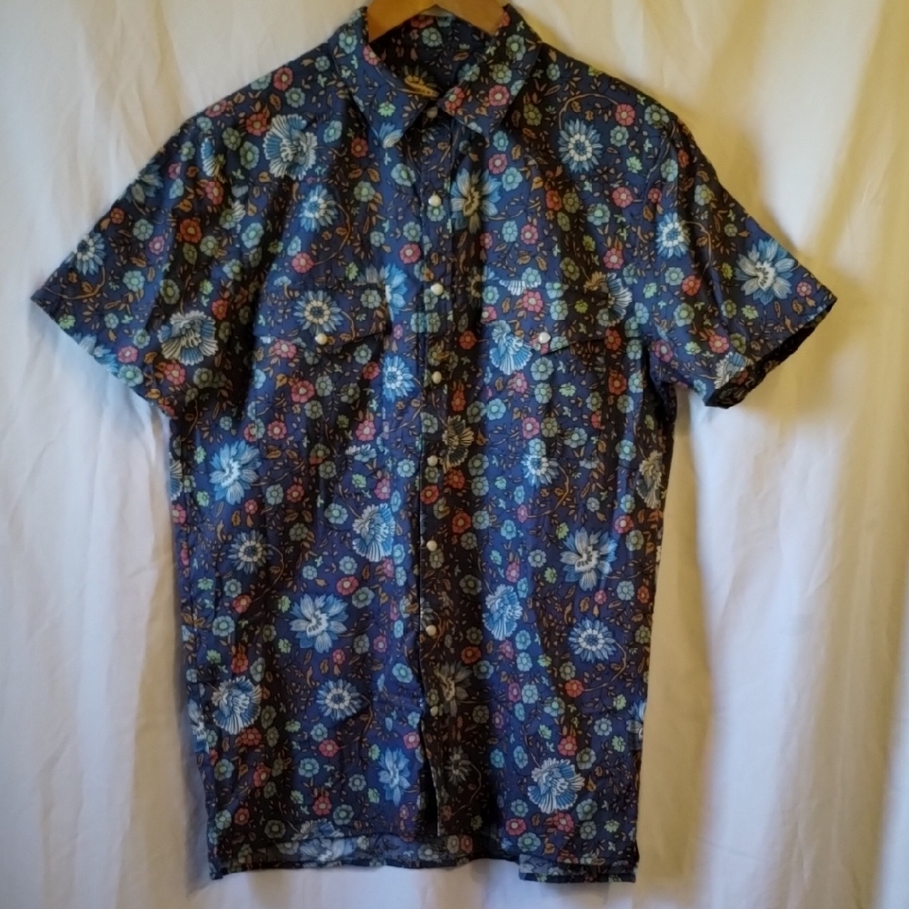 Spell Multicolor Floral Men's Button Down Shirt